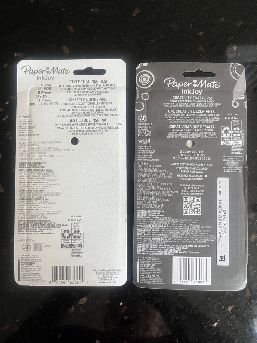 InkJoy Gel Pens Set- Bright White & Pastel Packs by Paper Mate - Picture 6 of 6